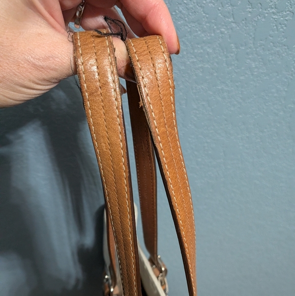 Coach White and Brown Tote Bag - Picture 9 of 11